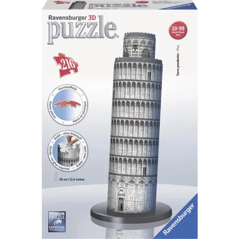 Ravensburger Toren van Pisa- 3D puzzel gebouw - 216 stukjes