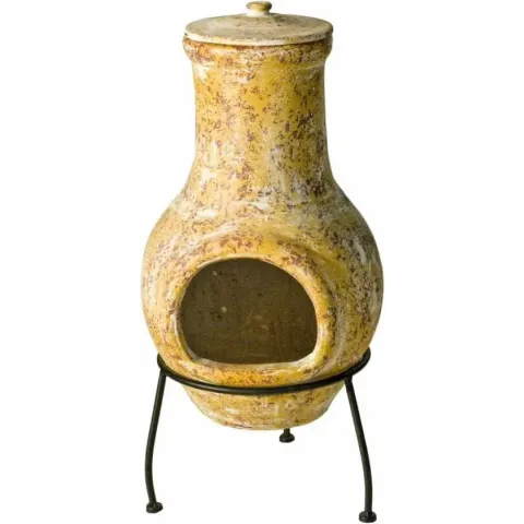 RedFire Haard Tampico 31x31x68 cm klei geel