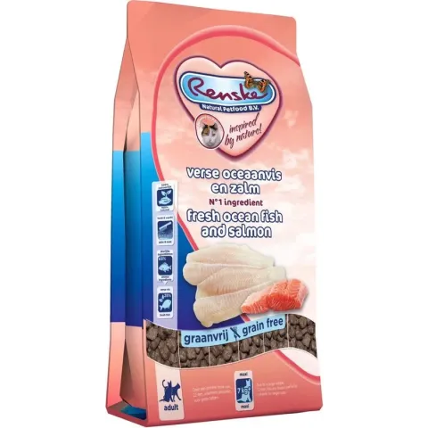 Renske Kat Adult Maxi Verse Zeevis&Zalm - Kattenvoer - 400 g