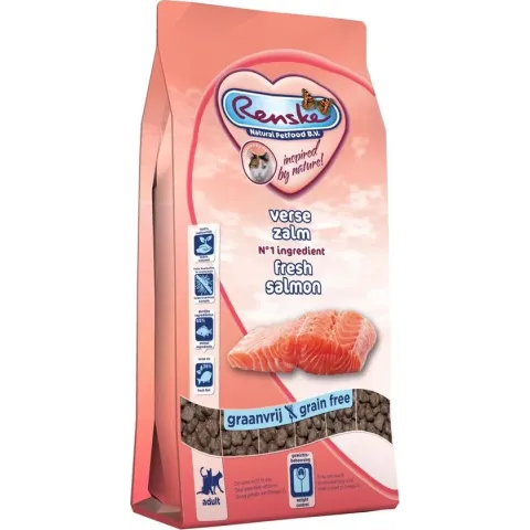 Renske Kat Adult Verse Zalm - Kattenvoer - 400 g