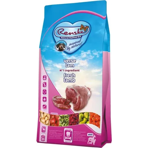 Renske Super Premium Adult Lam Graanvrij 12 kg