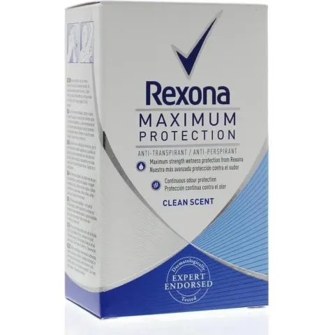 Rexona MaxPro Clean Scent Deodorant Roller - 45 ml