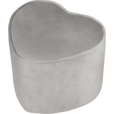 Roba Poef Lil Sofa Junior 24 Cm Fluweel Grijs