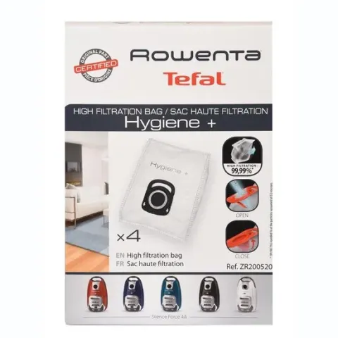 Rowenta Hygiëne+ ZR2005 - Stofzuigerzakken - 4 stuks
