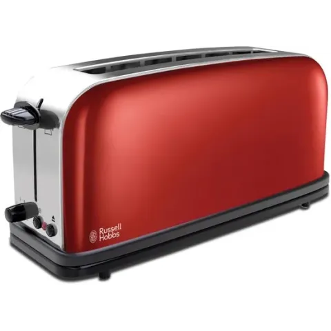 Russell Hobbs Colours Plus+ 21391-56 - Extra lange Broodrooster - Rood