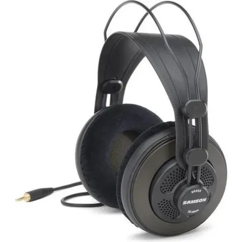 Samson SR850 headphones/headset Hoofdtelefoons Hoofdband Zwart