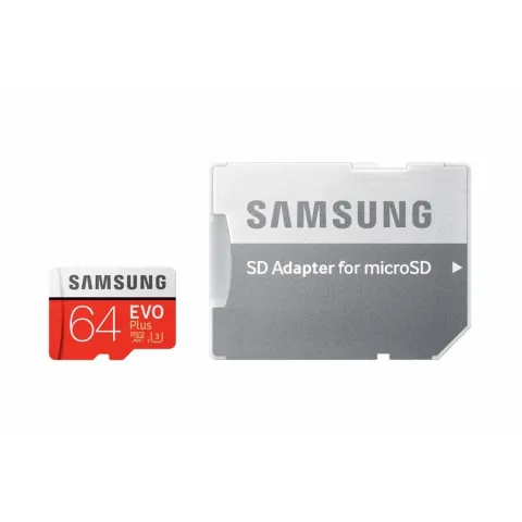 Samsung 64gb Evo Plus Microsdxc Geheugenkaart Klasse 10 Adapter