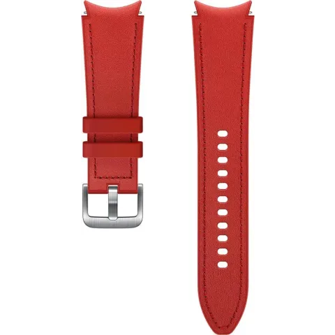 Samsung Hybrid Leather Band - Galaxy Watch4 - 20mm S/M - Rood
