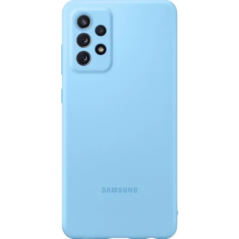 Samsung Silicone Hoesje - Samsung Galaxy A72 - Blauw