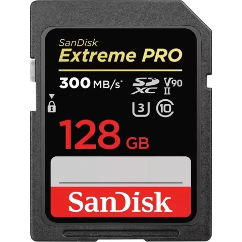 SanDisk Extreme PRO flashgeheugen 128 GB SDXC UHS-II Klasse 10