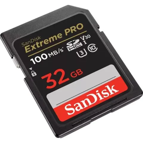 SanDisk SDHC Extreme Pro 32GB 100/90 mb/s - V30 - Rescue P