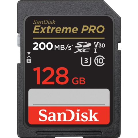 SanDisk SDXC Extreme Pro 128GB 200mb/s