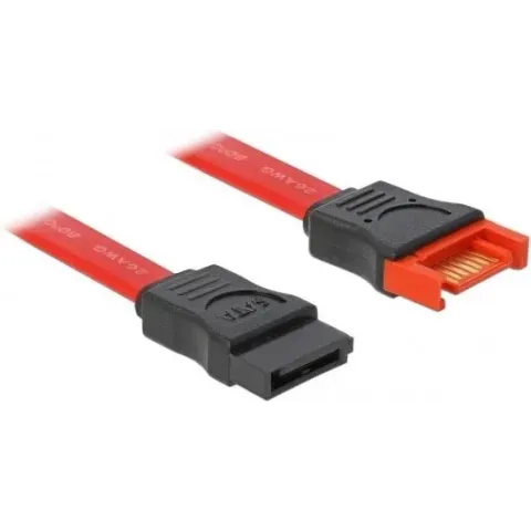 SATA data verlengkabel - plat - SATA600 - 6 Gbit/s / rood - 0,50 meter