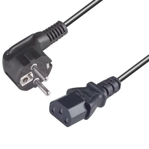 Scanpart C13 stroom kabel 2.5 meter - Geschikt voor computer - Computerkabel - Geaard apparaatsnoer - Universeel