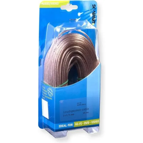 Scanpart - Scanpart Luidspreker Kabel 2x0.75 Tra 25m - 30 Dagen Niet Goed Geld Terug