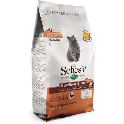 Schesir Sterilized & Light - Kattenvoer - 400 g