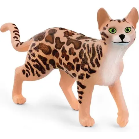 Schleich Bengaalse kat - 13918 - Speelfiguur - Farm World - 8,5 x 1,5 x 4,6 cm