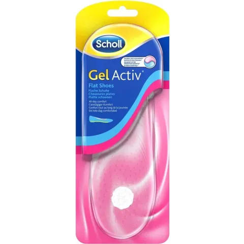 Scholl Inlegzolen Gel Activ Platte Schoenen – 1 Paar