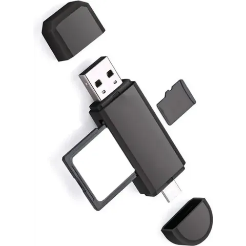 SD Kaartlezer USB Type C / OTG Micro SD Card 5-in-1 Reader USB