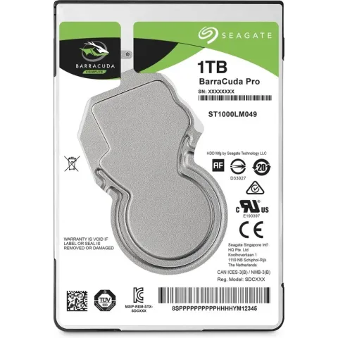 Seagate Barracuda Pro 2.5'' 1000 GB SATA III