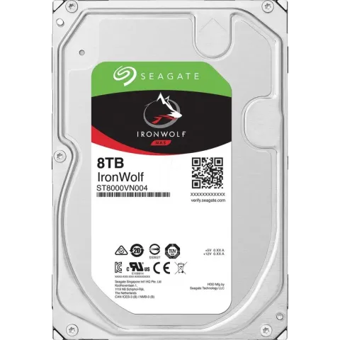 Seagate IronWolf ST8000VN004 interne harde schijf 3.5'' 8000 GB SATA III