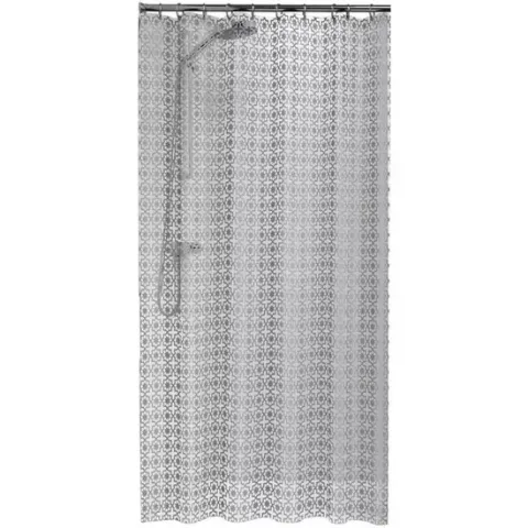 Sealskin douchegordijn Hammam -180x200 cm - Transparant/Zilver