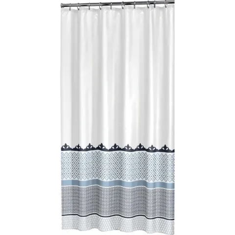 Sealskin Marrakech Douchegordijn 180x200 cm - Polyester - Blauw / Metallic