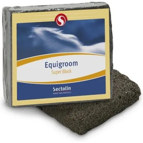Sectolin Borstelblok - Paardenborstel - 12 cm x 9 cm x 2.4 cm