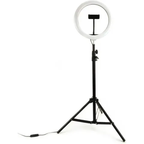 Selfie Ringlamp 26 Cm Met Statief 210cm