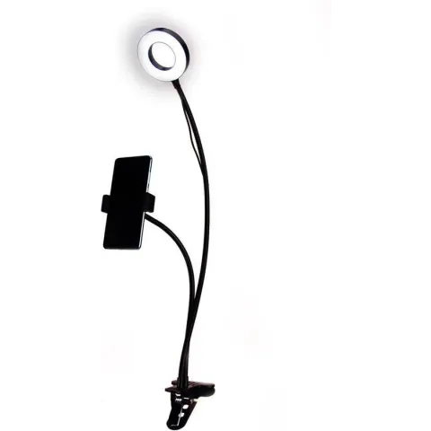 SELFIE RINGLAMP FLEXIBEL MET TAFELKLEM
