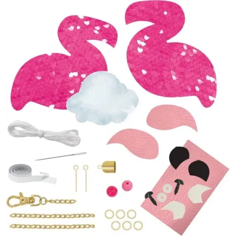 Sequin Charm Flamingo