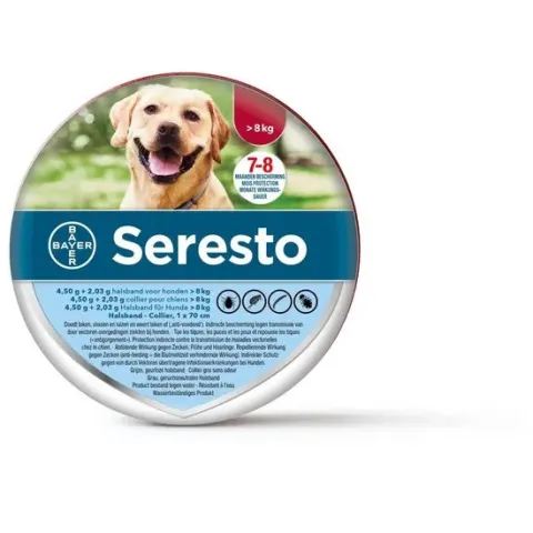 Seresto Vlooien En Tekenband - Grote Hond - 8 > kg