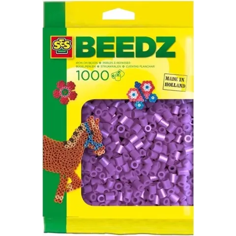 SES Beedz Strijkkralen - 1000 Stuks - Paars (00709)