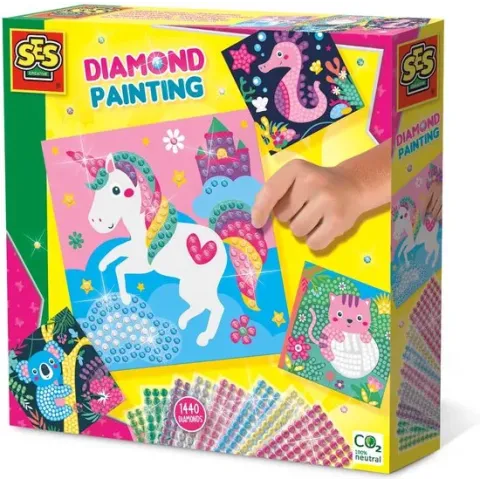 SES - Diamond painting - Vrolijke dieren