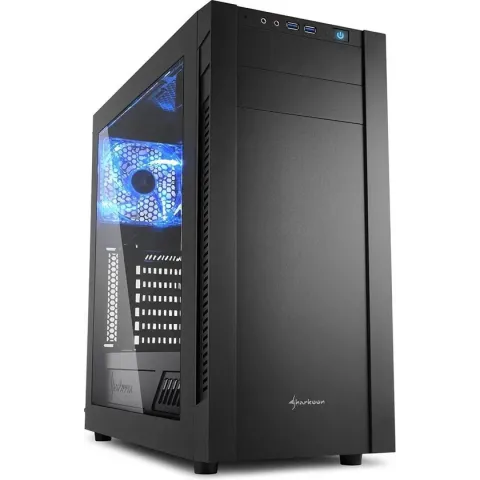 Sharkoon S25-W - PC Behuizing – Zwart