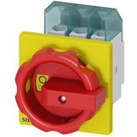 Siemens 3LD22030TK53 Belastbare scheidingsschakelaar Rood, Geel 3-polig 16 mm² 32 A 690 V/AC