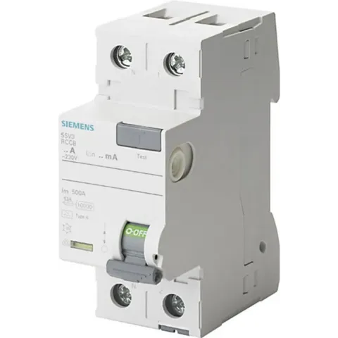 Siemens 5SV3312-6KL Aardlekschakelaar 2-polig 25 A 0.03 A 230 V