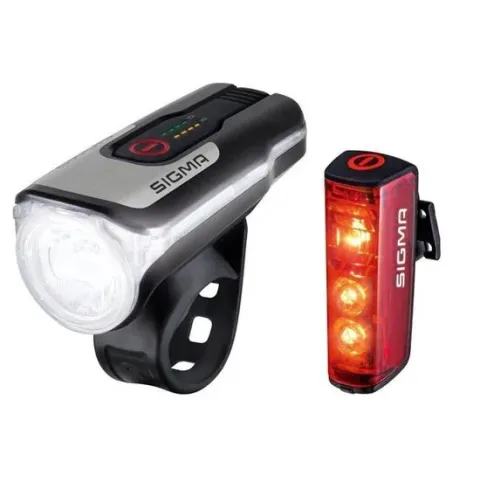 Sigma Aura 80 + Blaze Fietsverlichtingsset - 80 lux
