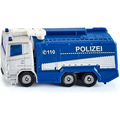 Siku Scania Polizei Waterkanon Vrachtwagen 8,4 Cm Blauw (1079)
