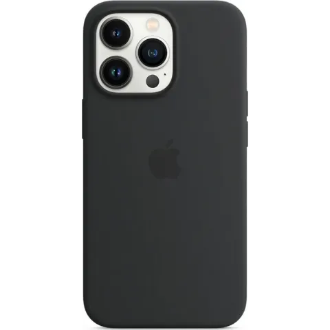 Siliconenhoesje met MagSafe voor iPhone 13 Pro Max - Middernacht