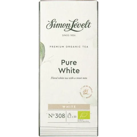 Simon Lévelt | Pure White Premium Organic Tea - 20 theezakjes
