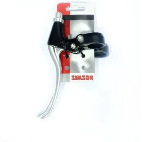 Simson Remgreepset Finger Grip Aluminium Zwart
