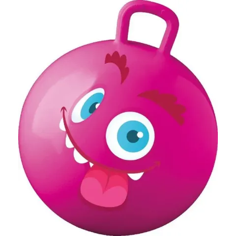 Skippybal Smiley face 50 cm | roze