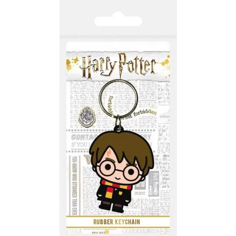 Sleutelhanger - Harry Potter: Chibi - rubber - metalen ring