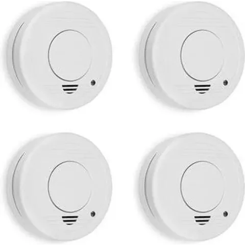 Smartwares RM250 4-pack Rookmelder – Inclusief batterij – Testknop – 85 dB
