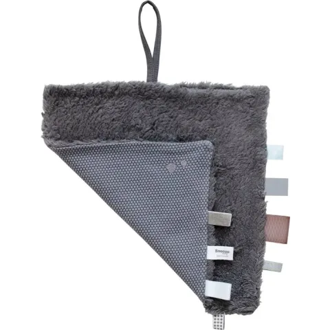 Snoozebaby Knuffeldoekje Sweet Dreaming (25 x 25cm), Storm Grey
