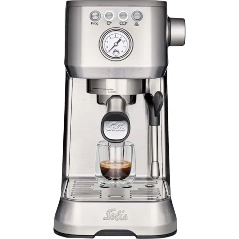 Solis Barista Perfetta Plus 1170 V2 Pistonmachine - Espressomachine - Koffiemachine met Bonen - RVS