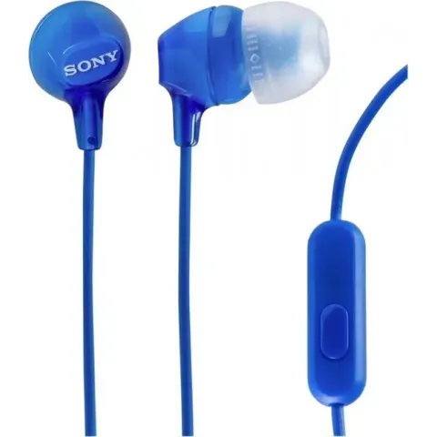Sony MDR-EX15AP - In-ear koptelefoon - Blauw