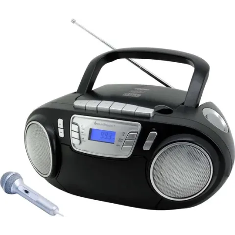 Soundmaster SCD5800SW - CD boombox met radio/cassettespeler en externe microfoon