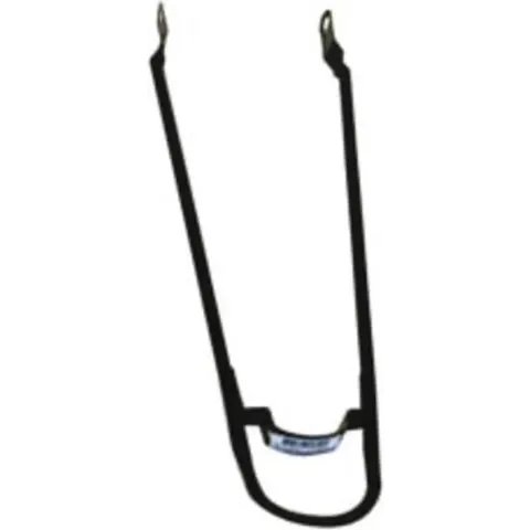 Spatbordstang 28 inch zwart met bumper - ZWART